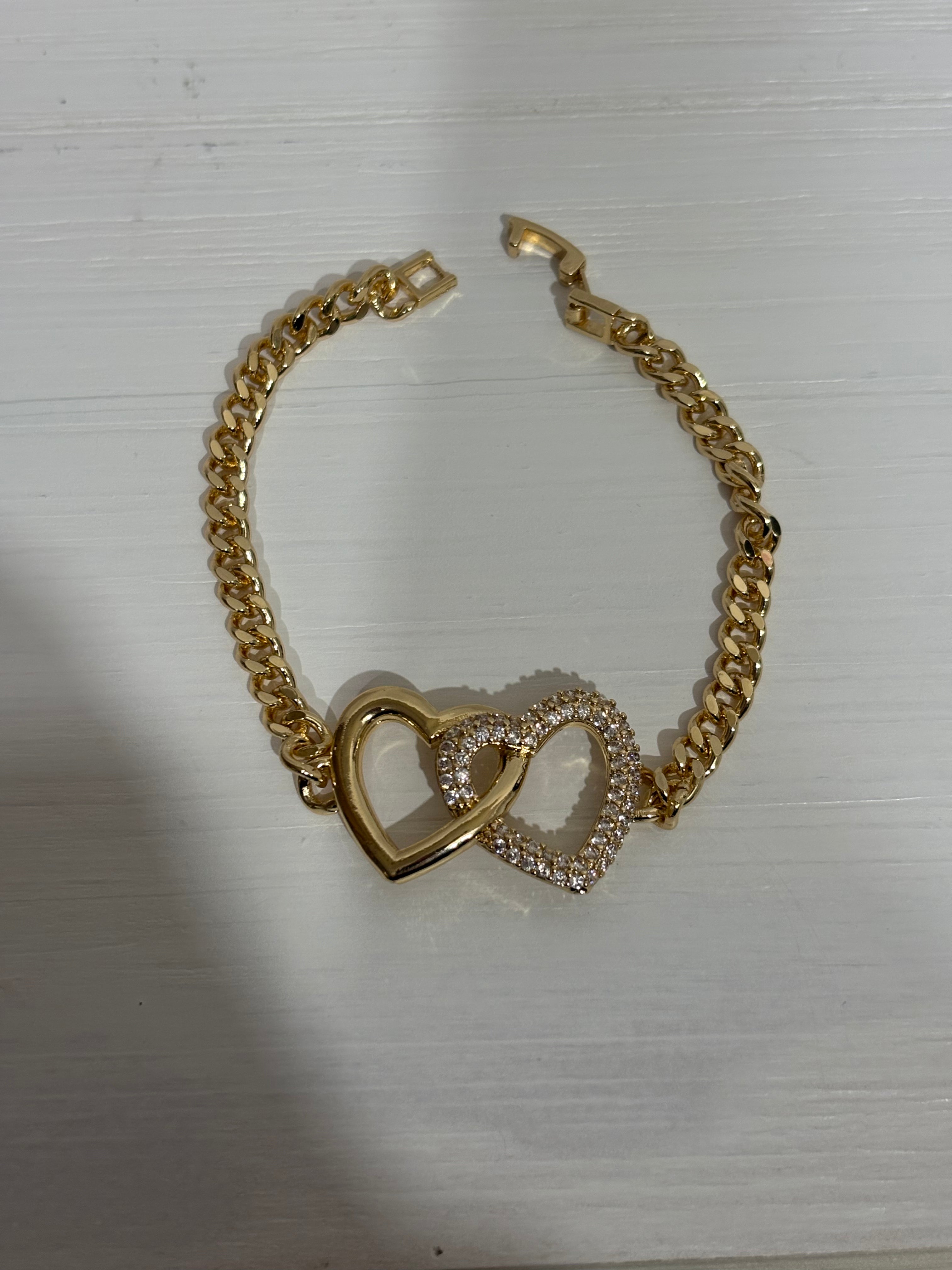 Twin Heart Bracelet