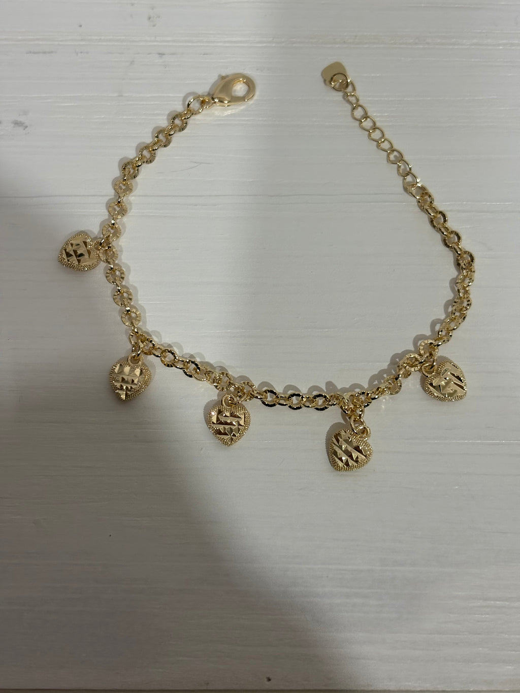 Five Hearts Bracelet