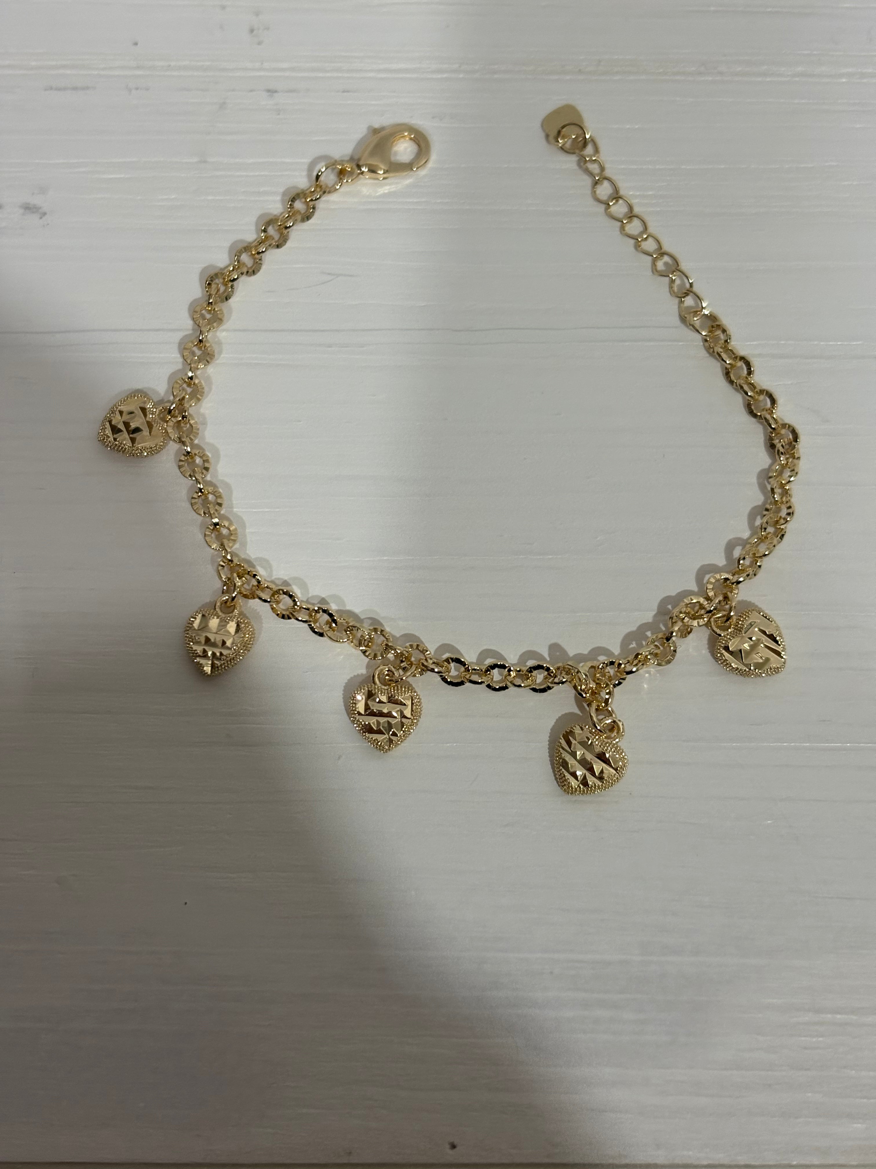 Five Hearts Bracelet
