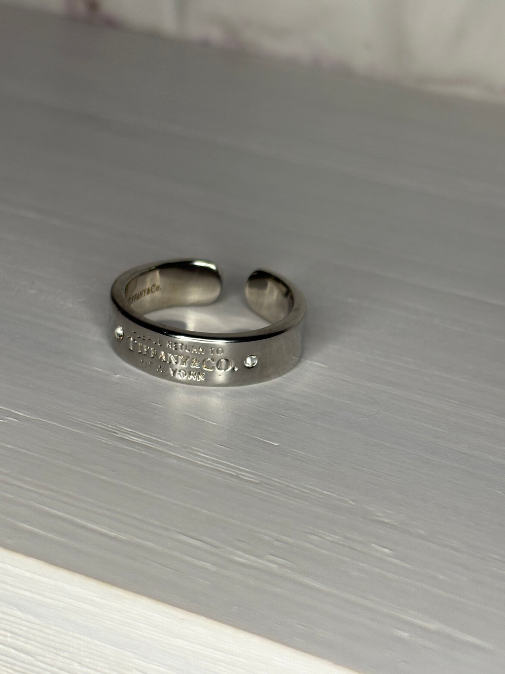 Silver Tif&Co rign