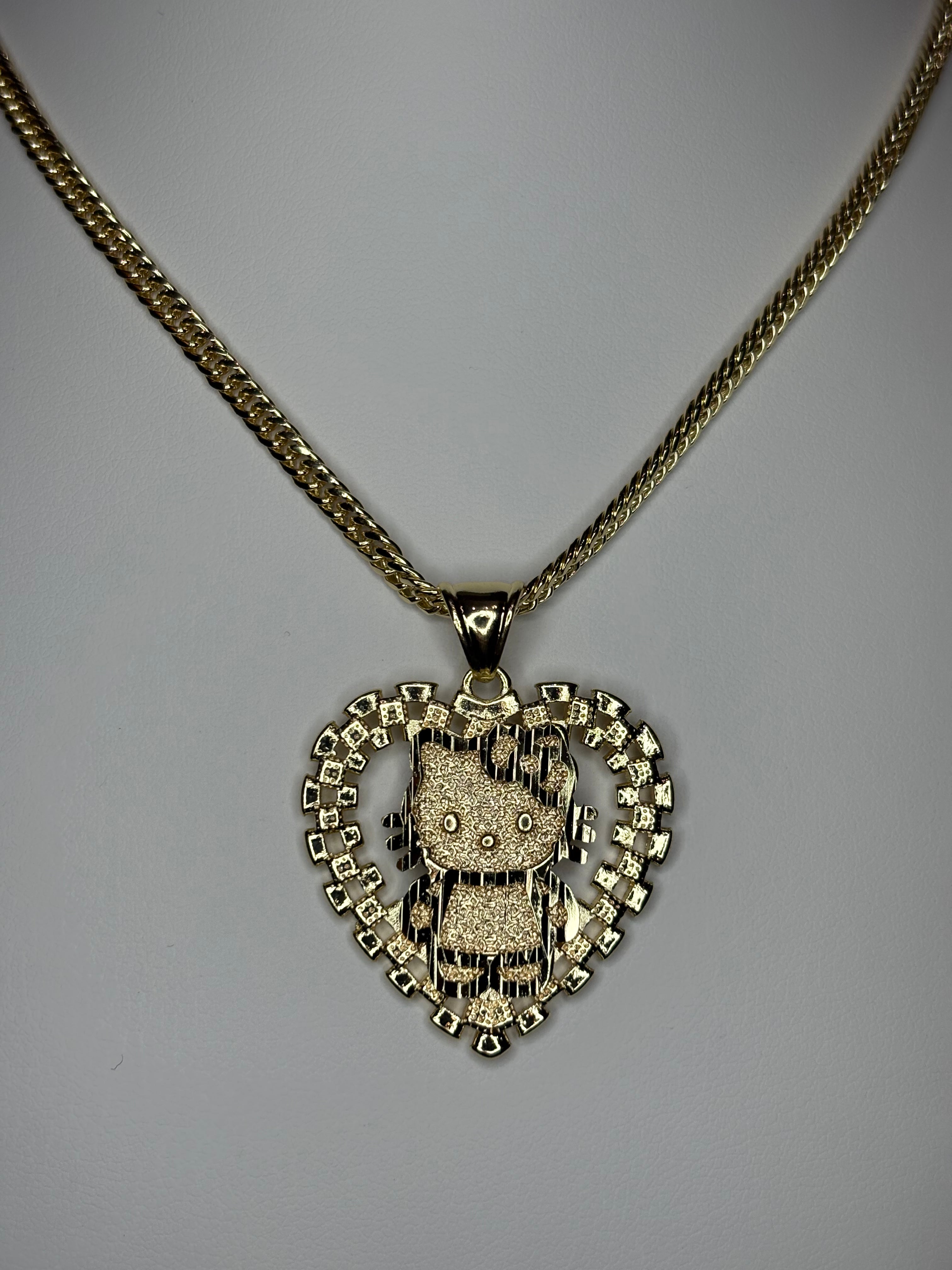 HK Rolly Heart Necklace