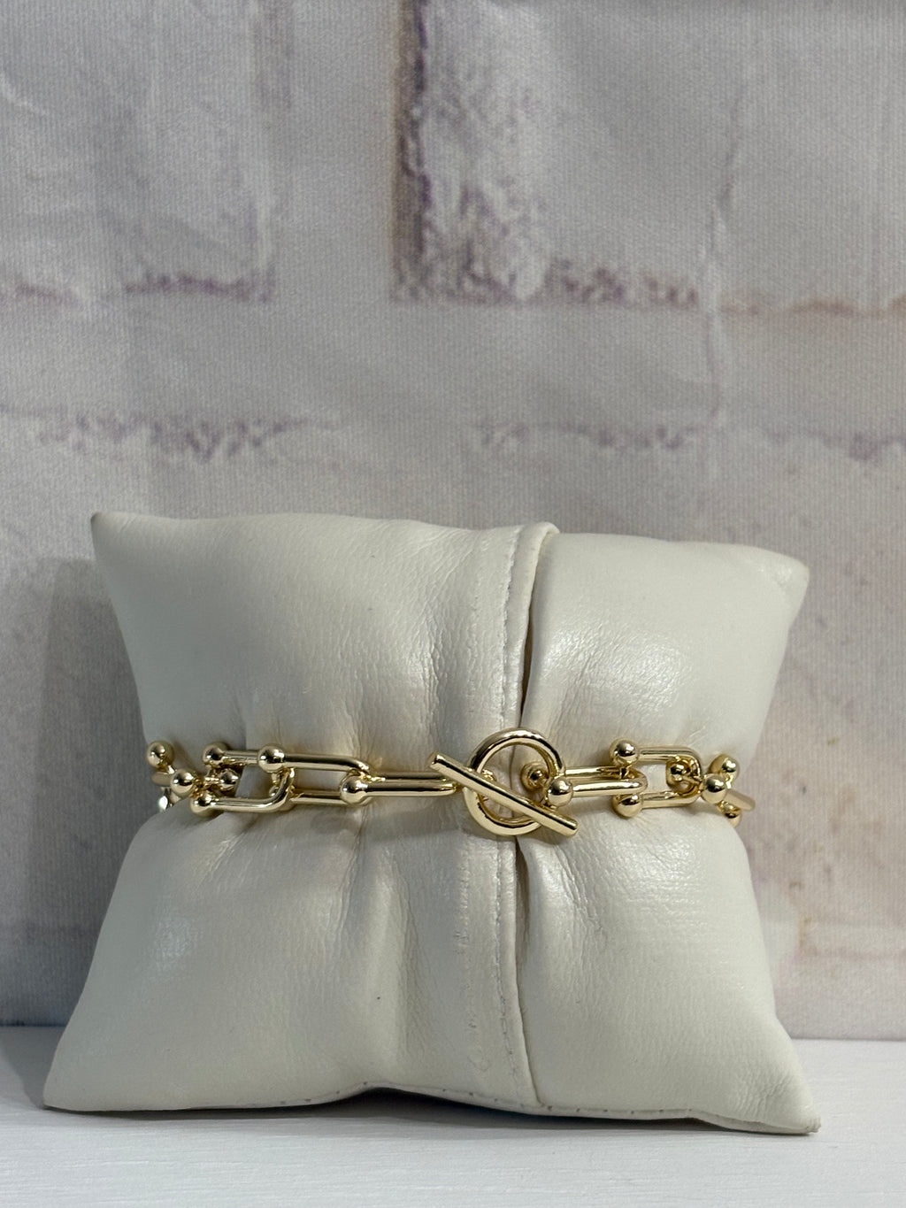 paperclip heart bracelet