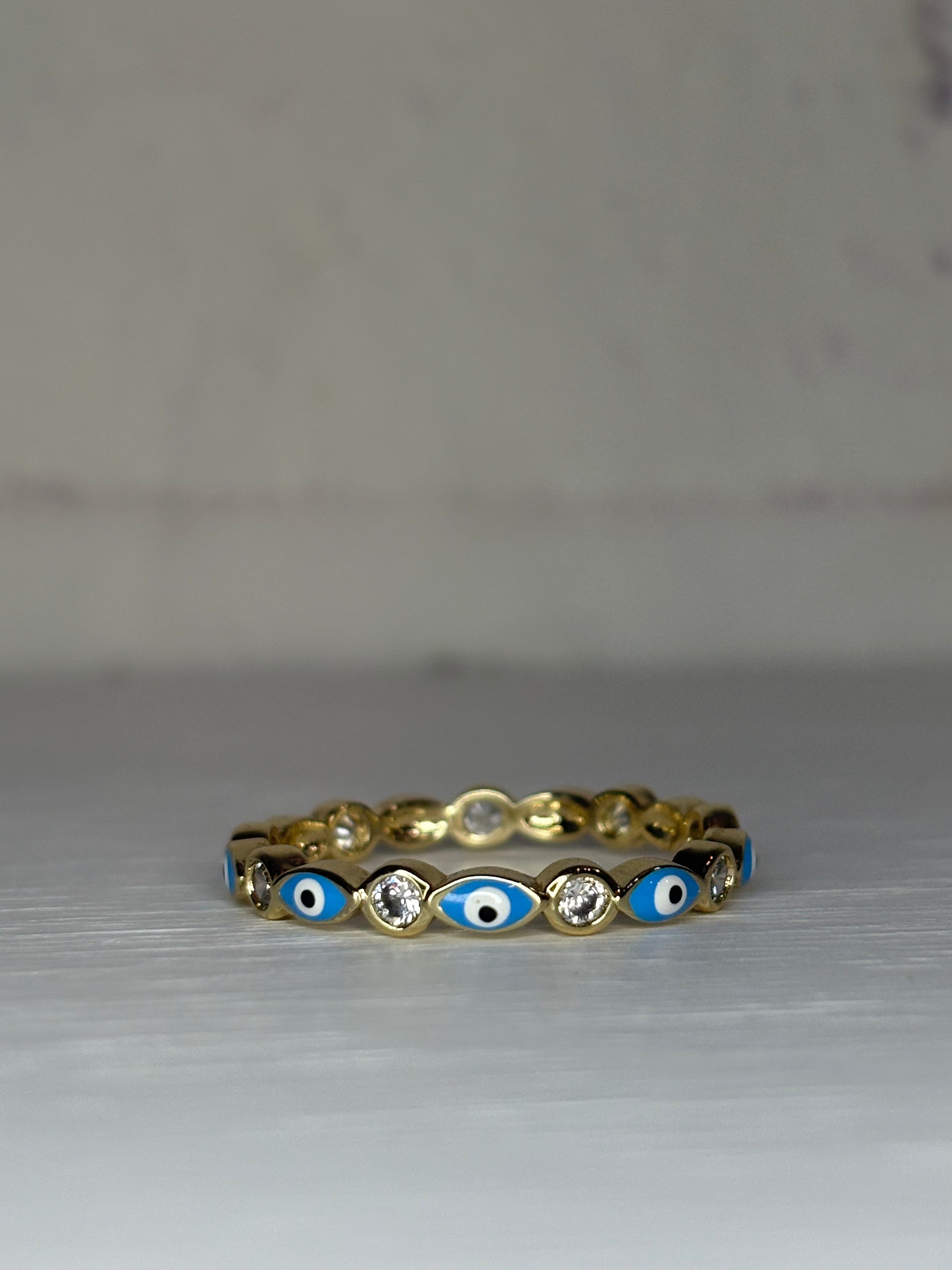 Skinty Evil Eye ring