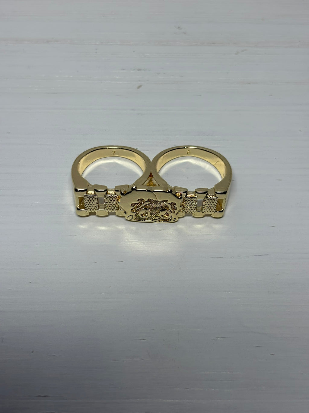 Betty Double Finger Ring