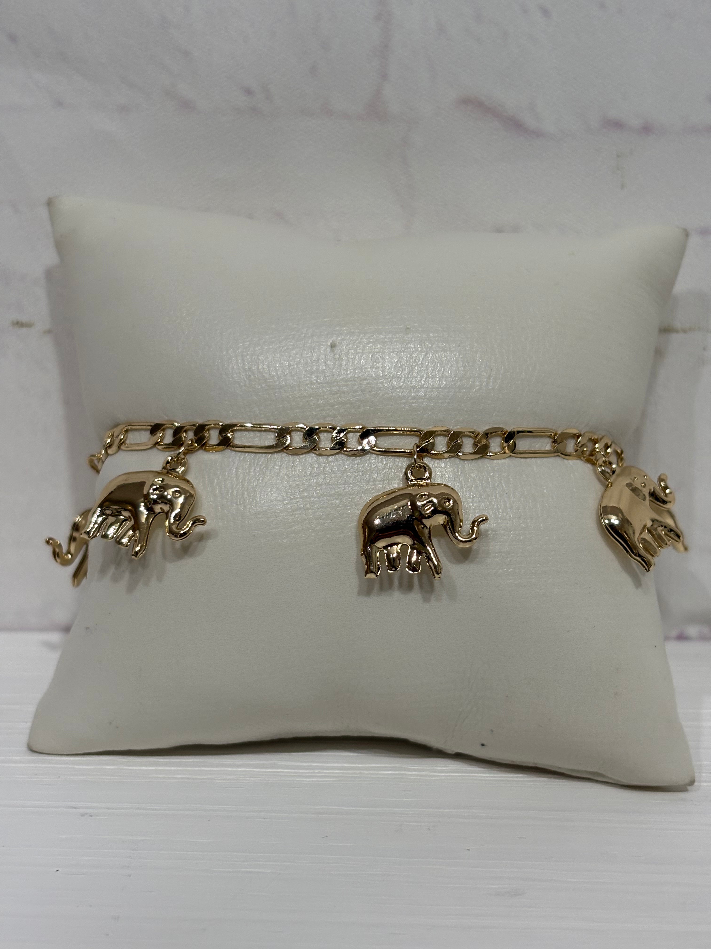 Dangly Elephant Bracelet