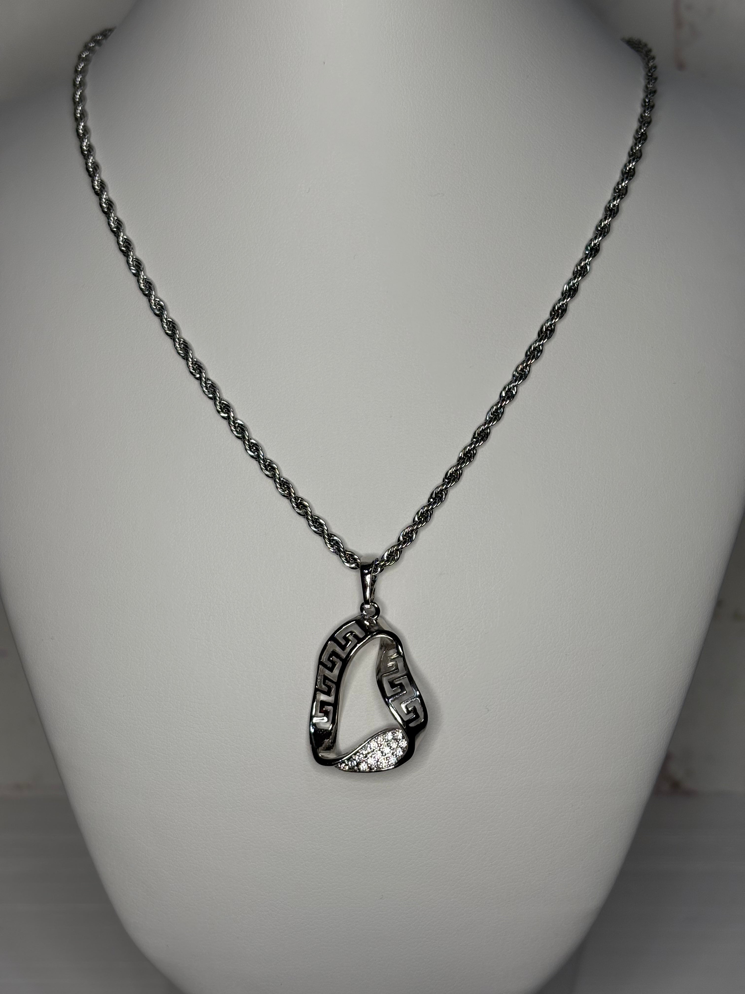 Silver Swirl Necklace