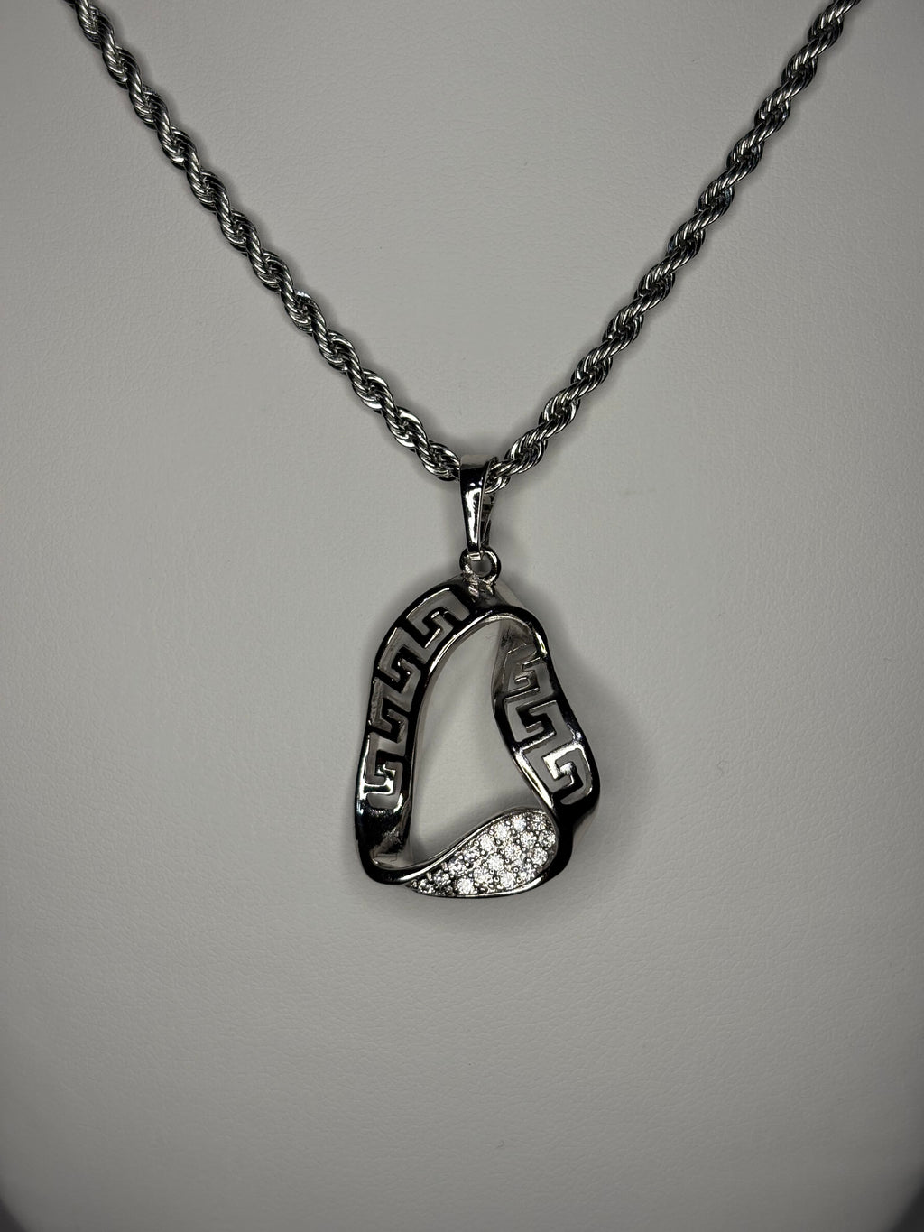 Silver Swirl Necklace