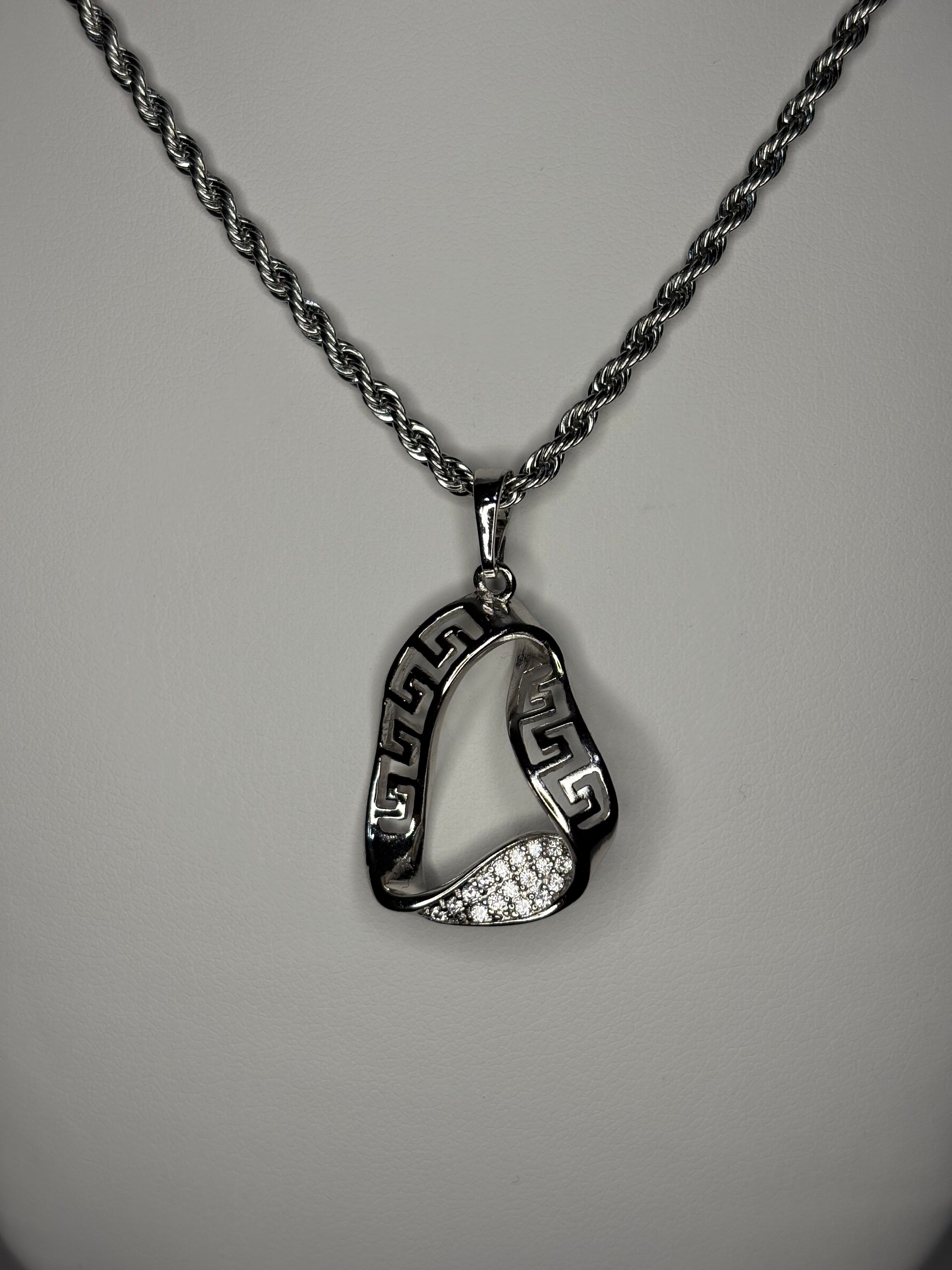 Silver Swirl Necklace