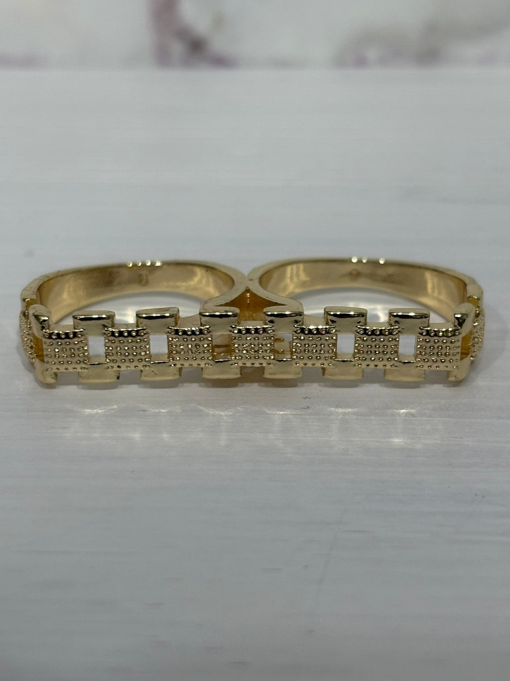 Rolly  Double Finger Ring