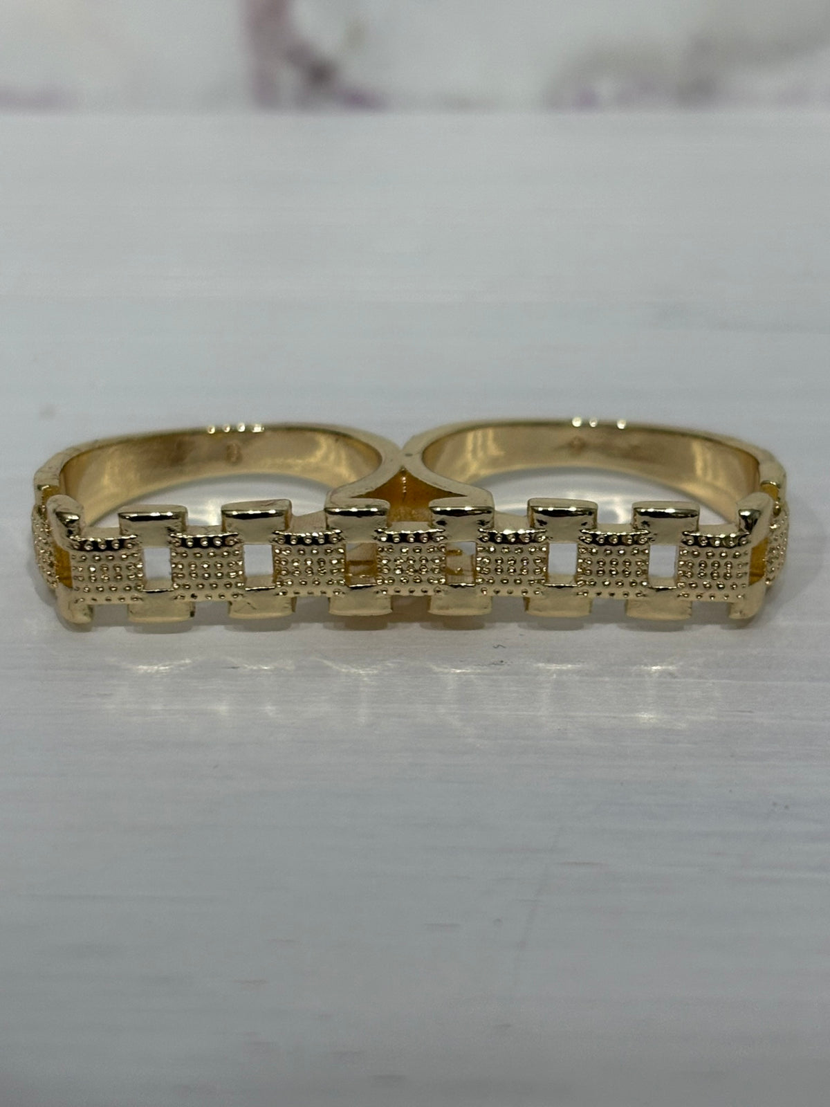 Rolly  Double Finger Ring