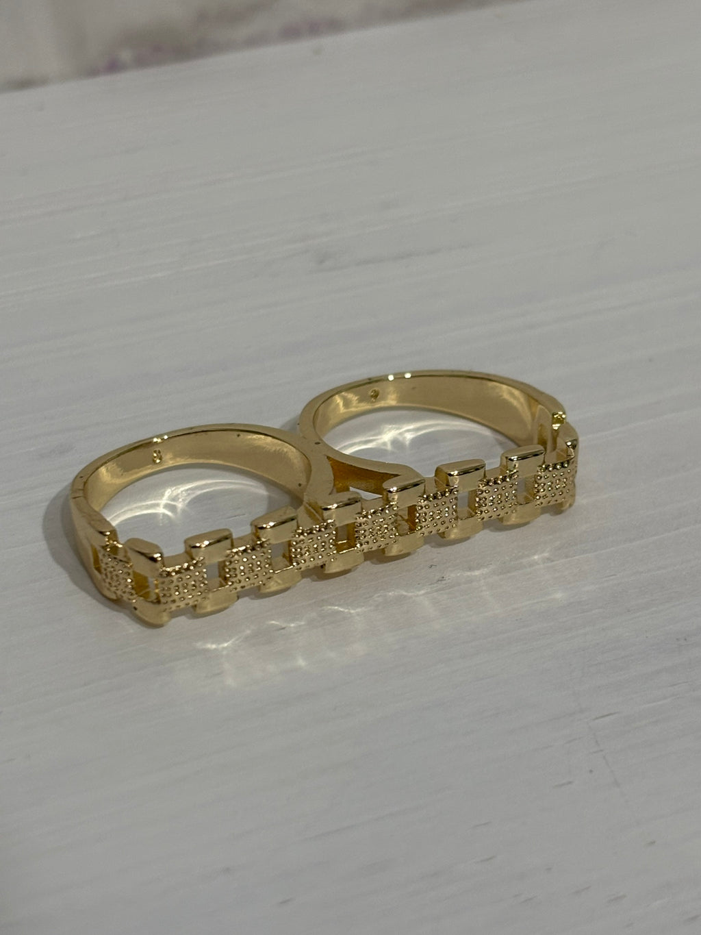 Rolly  Double Finger Ring