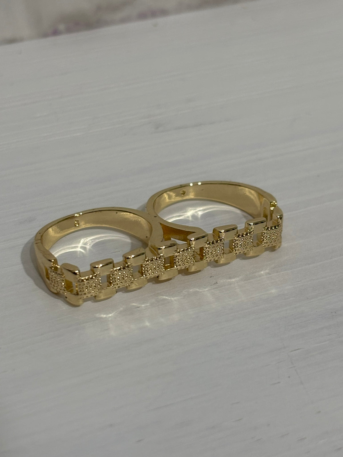Rolly  Double Finger Ring