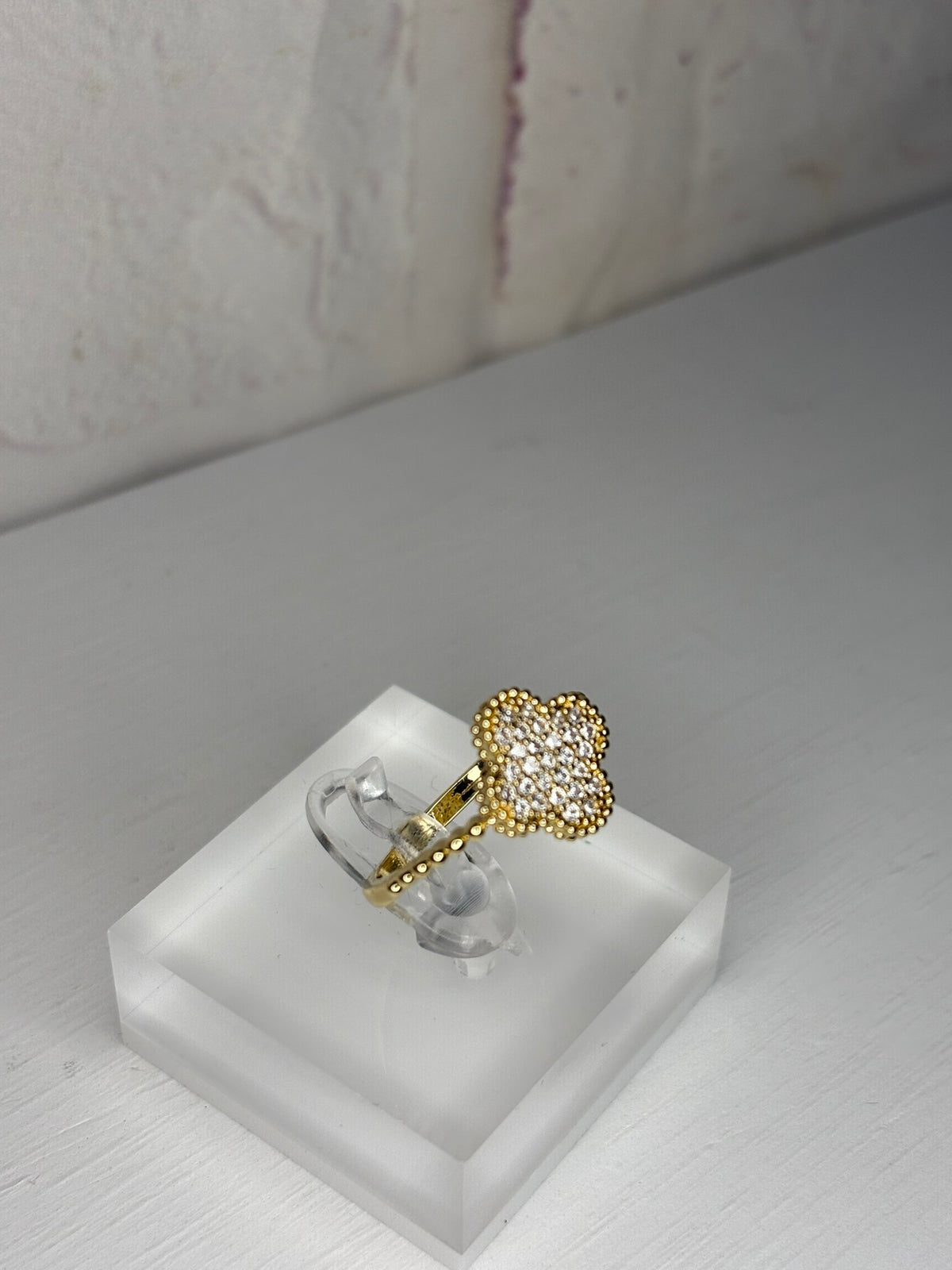 Dainty Luxe Clover Ring