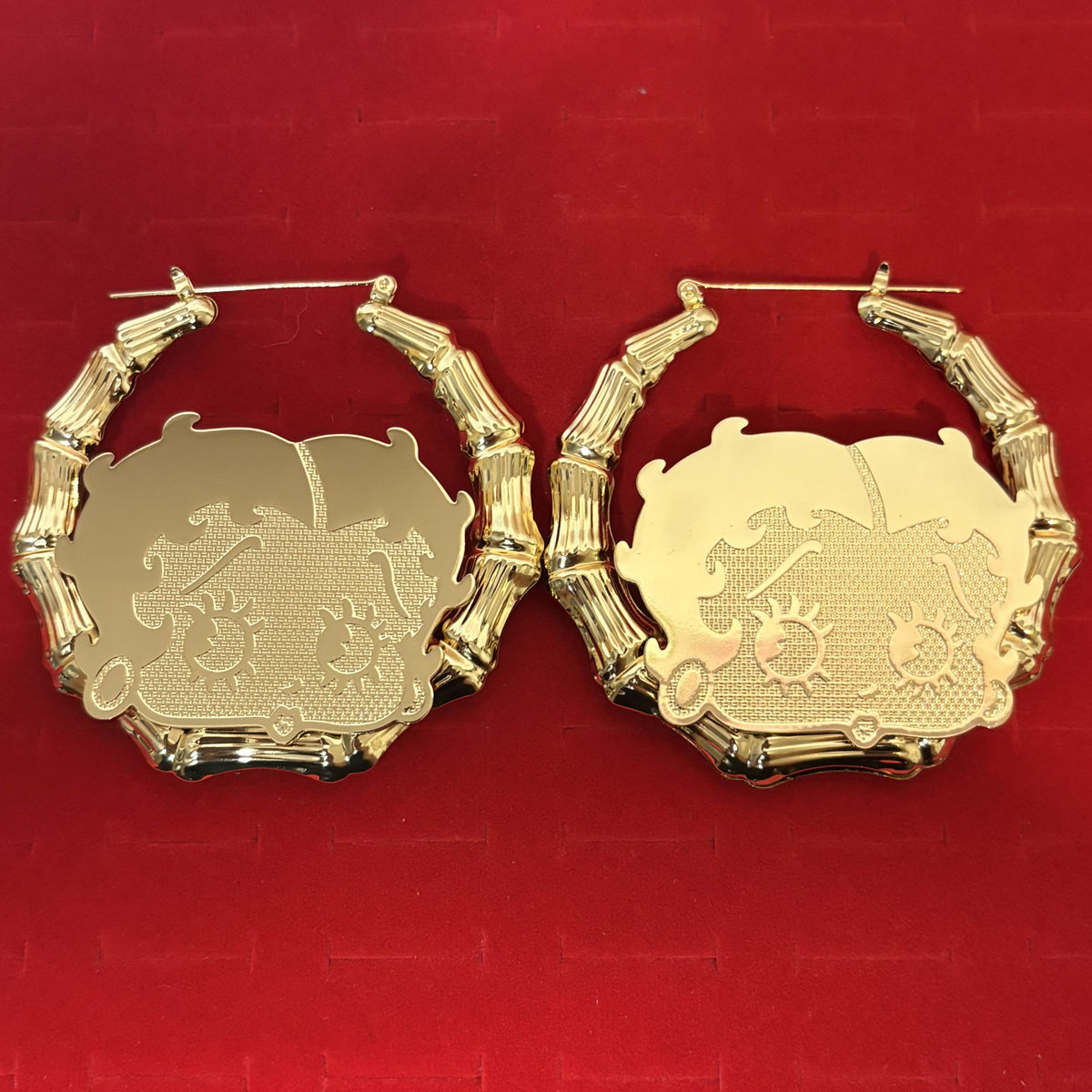 Betty Boop Cut Hoops