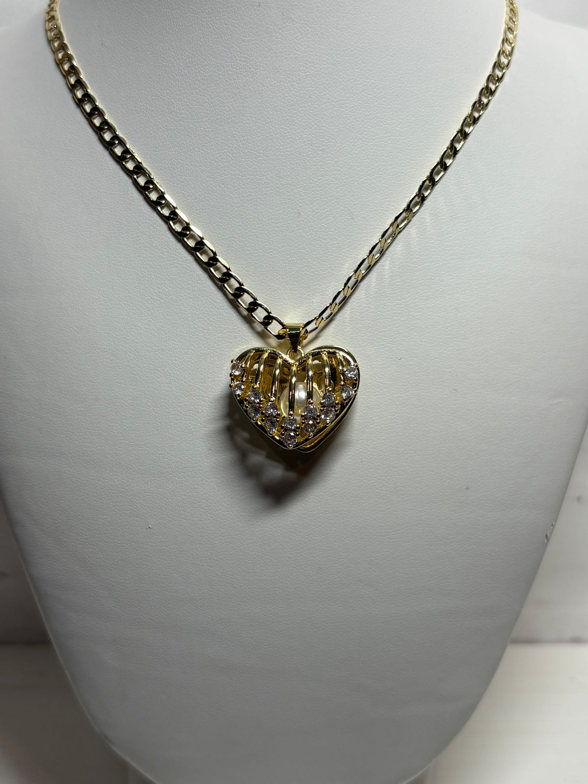 Secret Pearl Heart Pendant