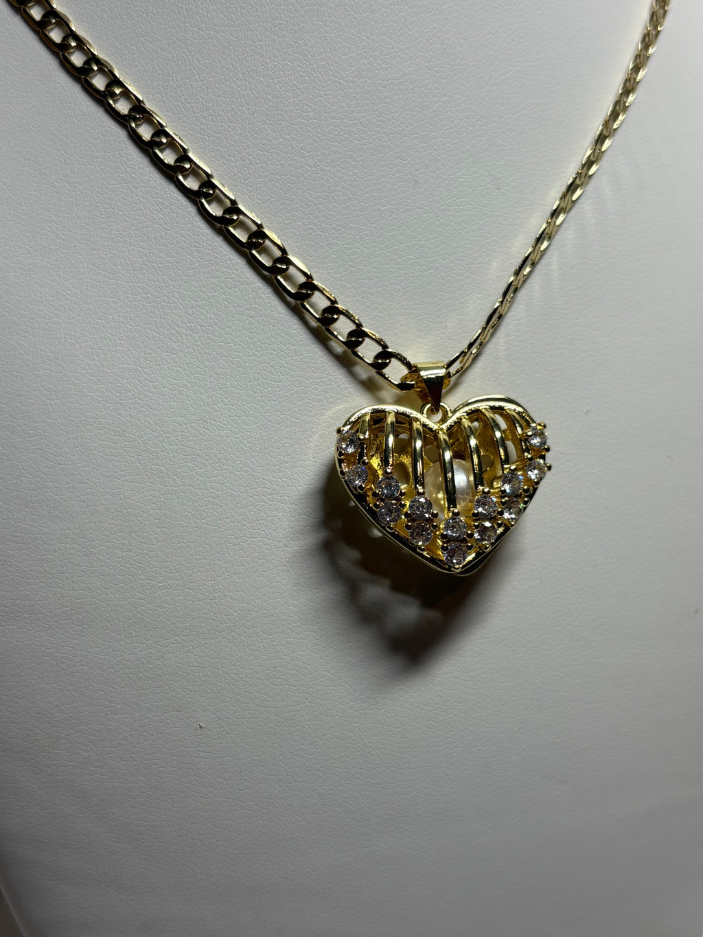 Secret Pearl Heart Pendant