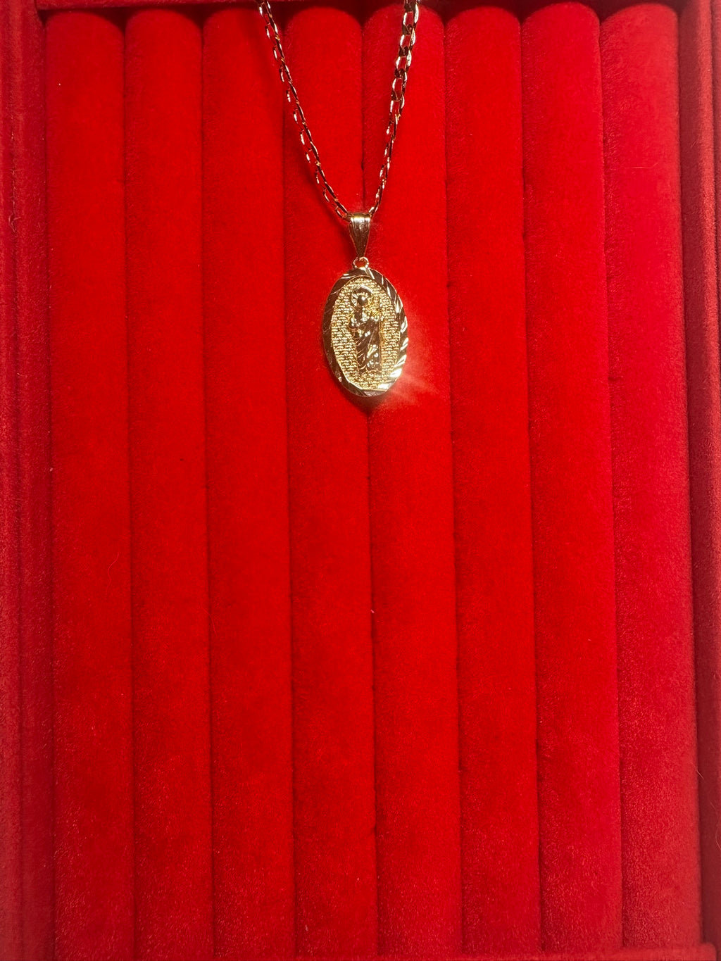 Saint Jude Oval Pendant