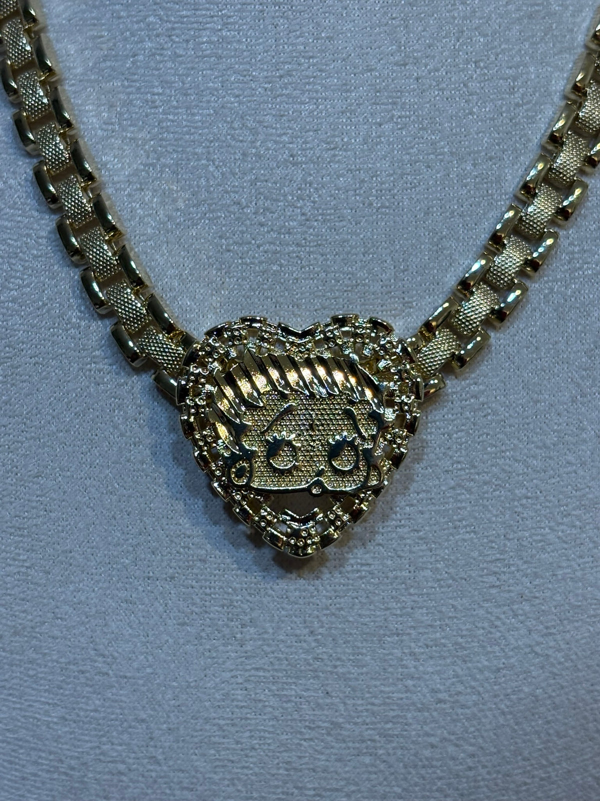 Betty Boop Love Heart Necklace