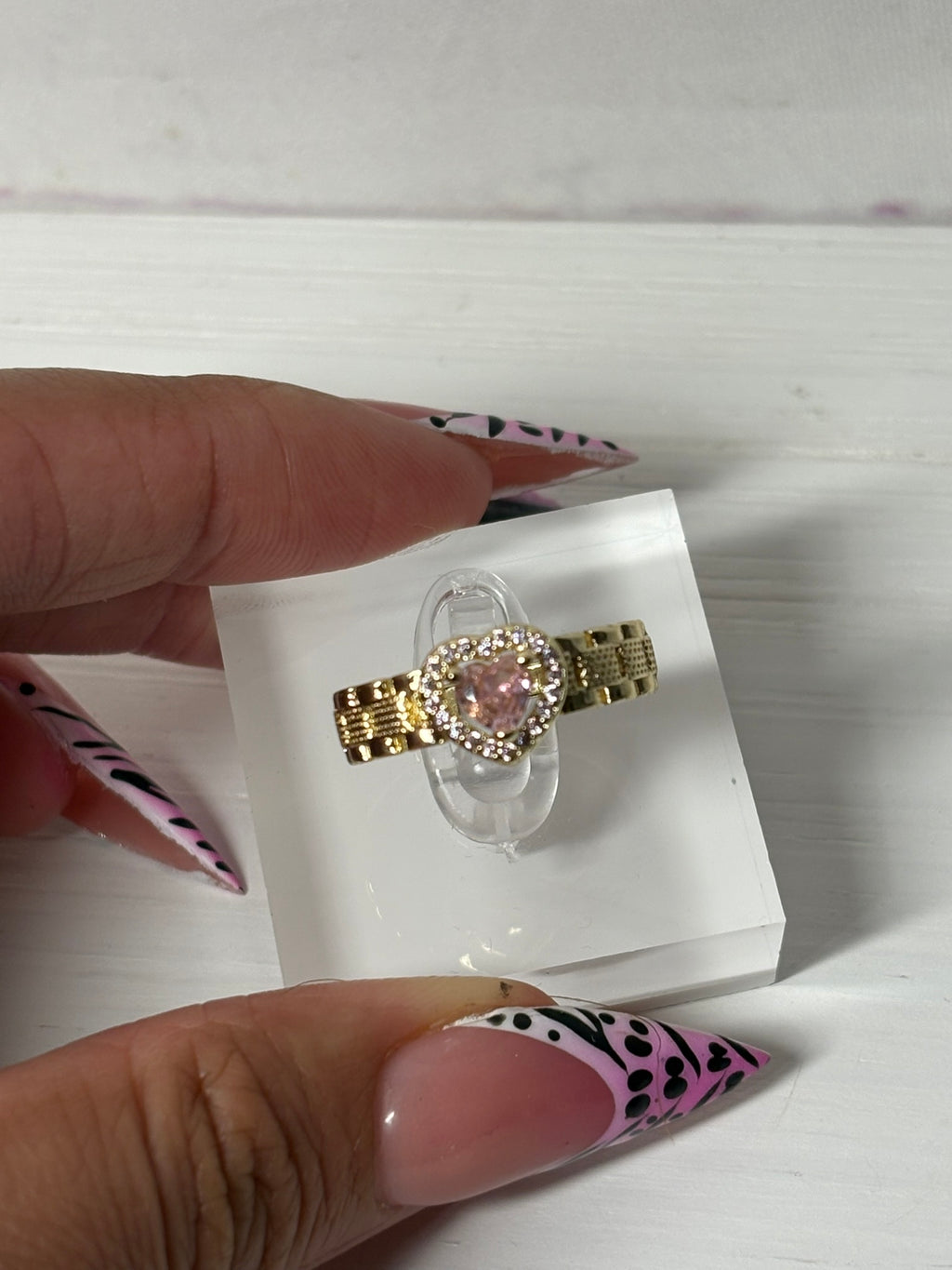 Tiny Rolly Heart Ring