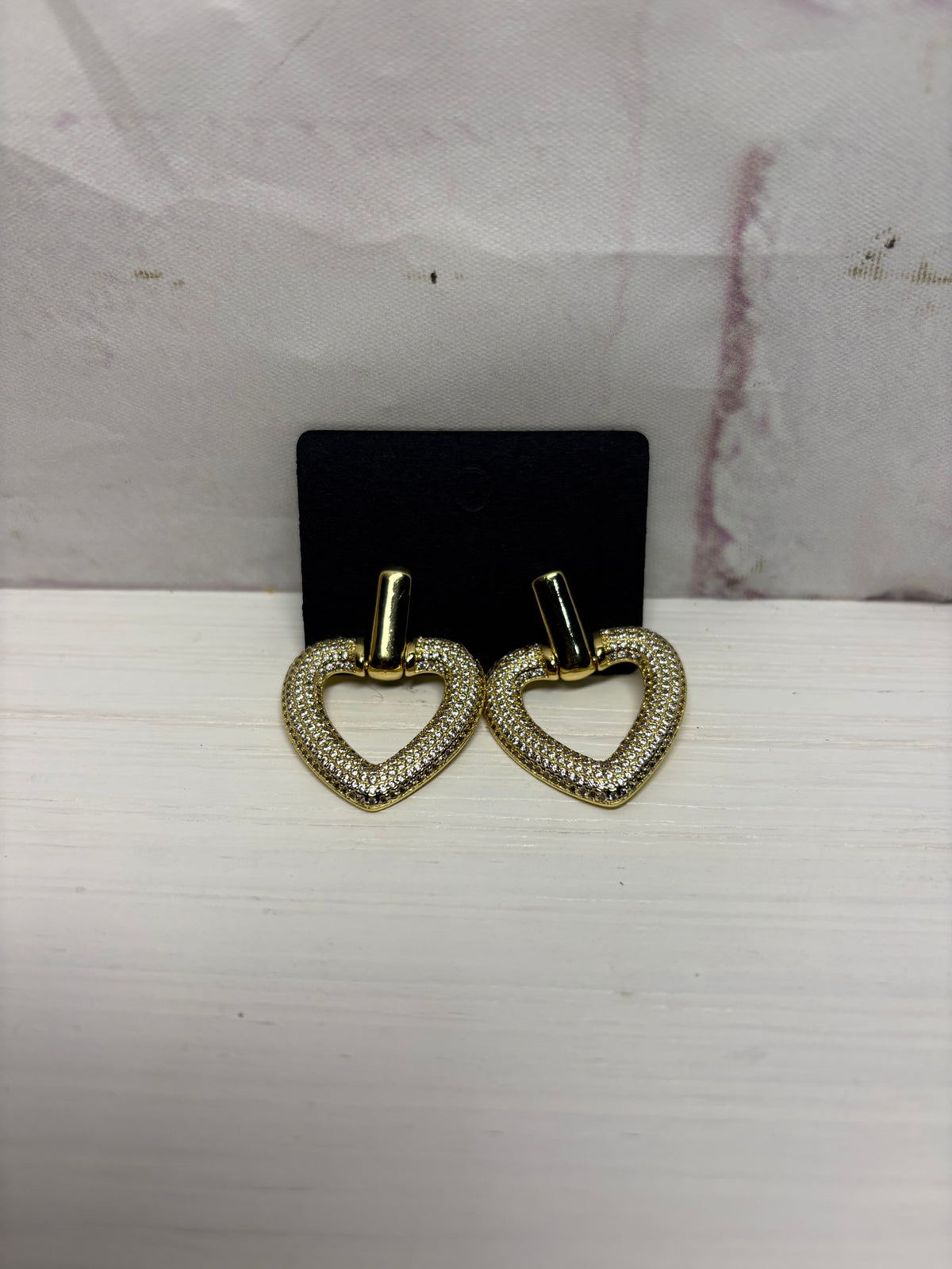 Open Heart Earrings