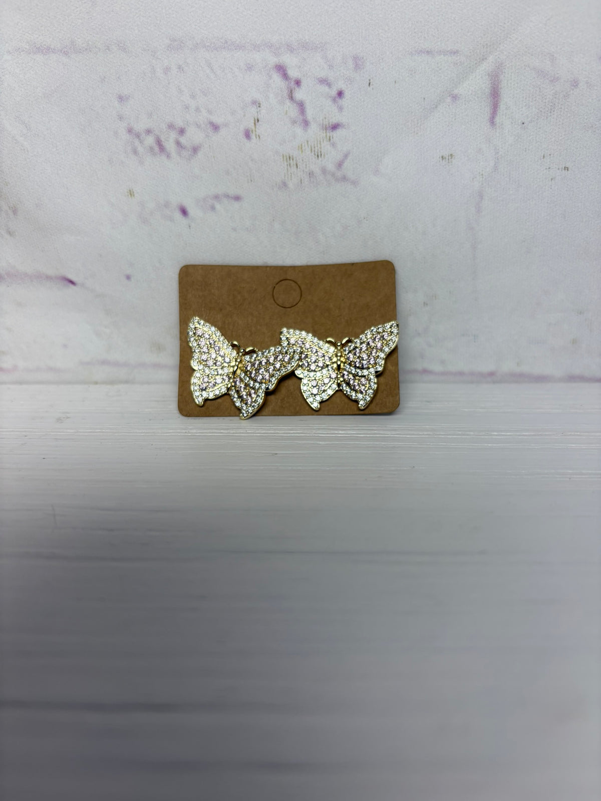 Blush Butterfly Earrings
