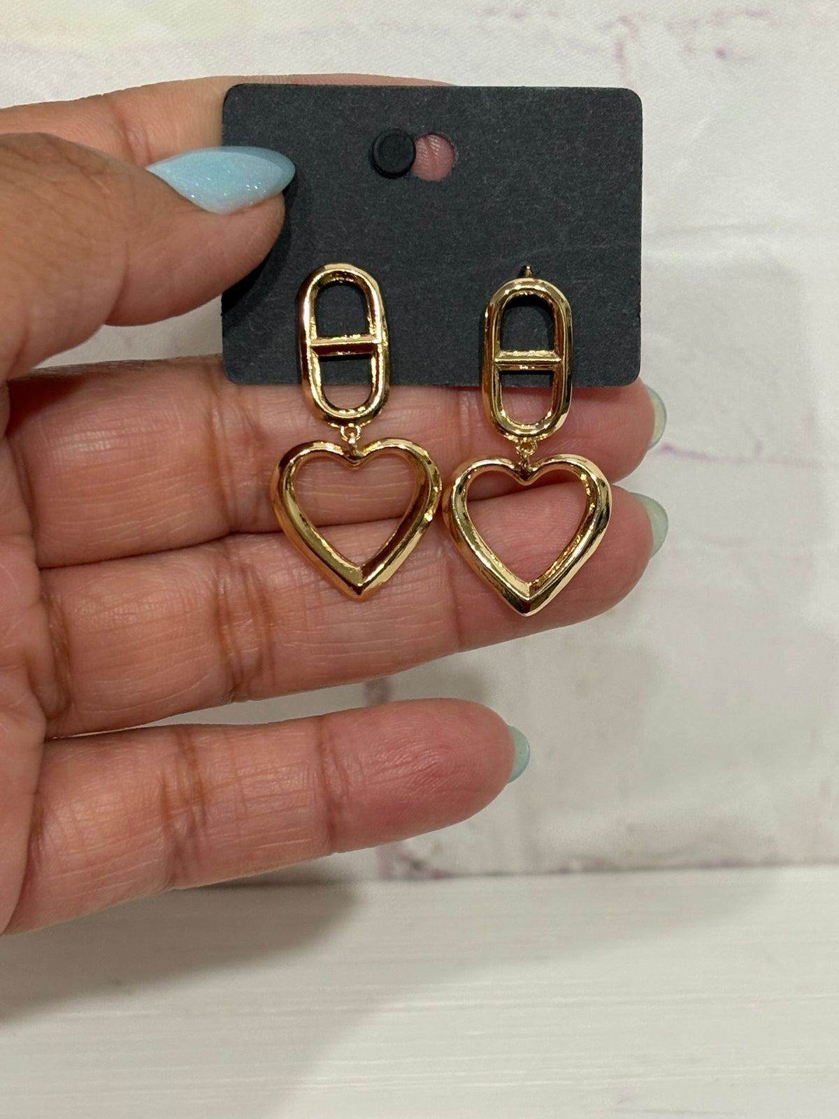 Clip Heart Earrings