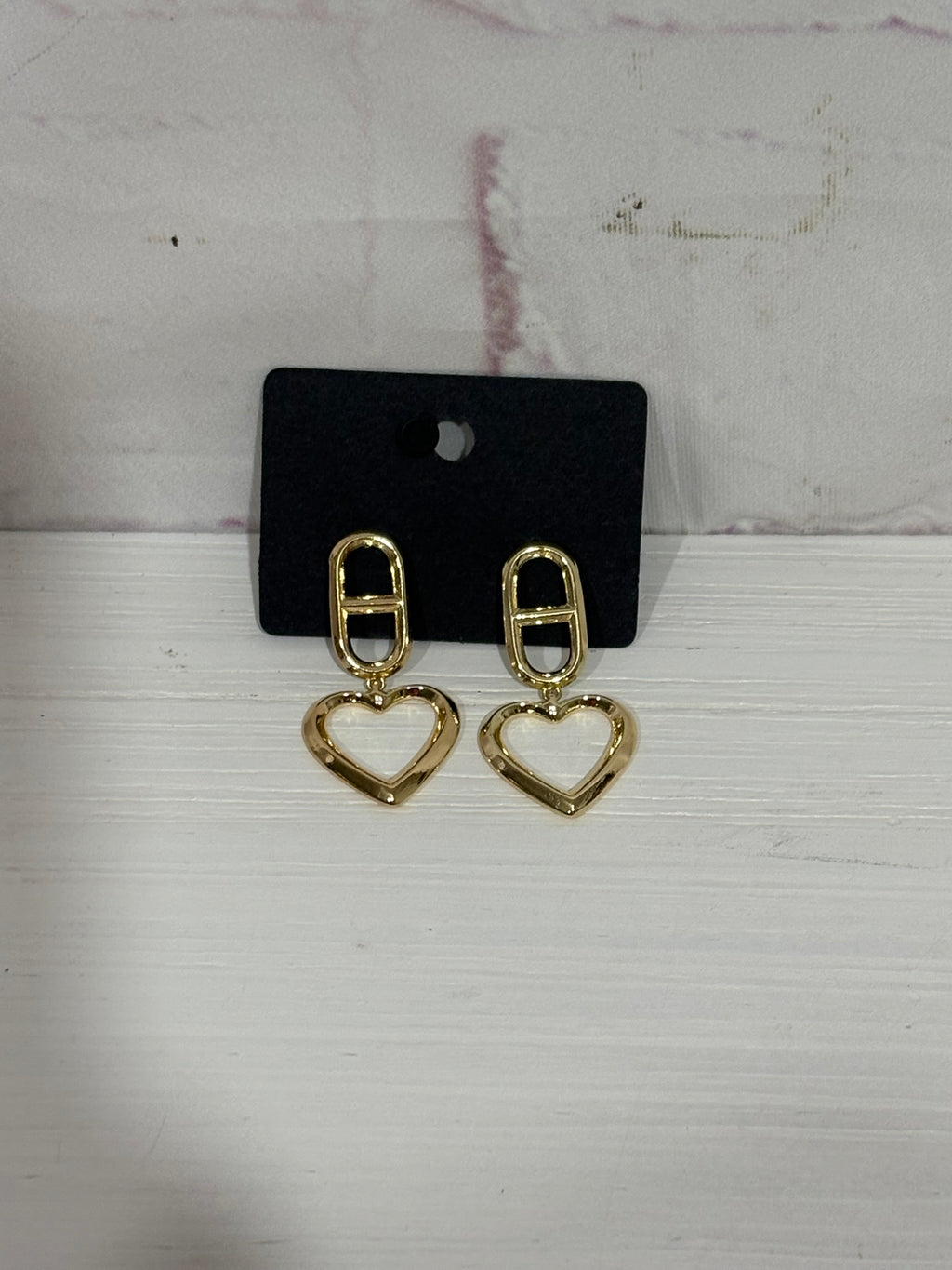 Clip Heart Earrings