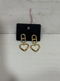 Clip Heart Earrings