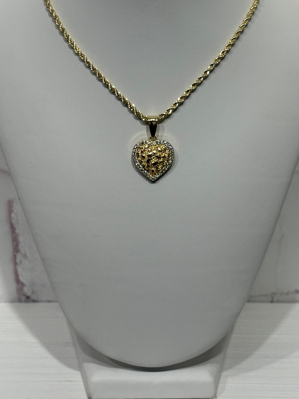 Diamond Nugget Heart