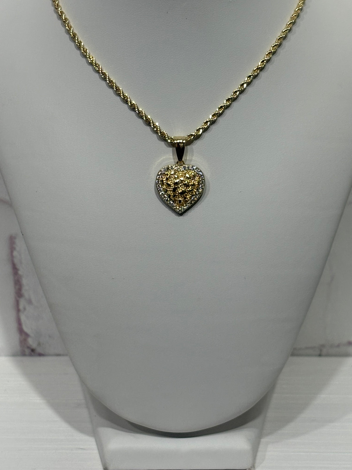 Diamond Nugget Heart