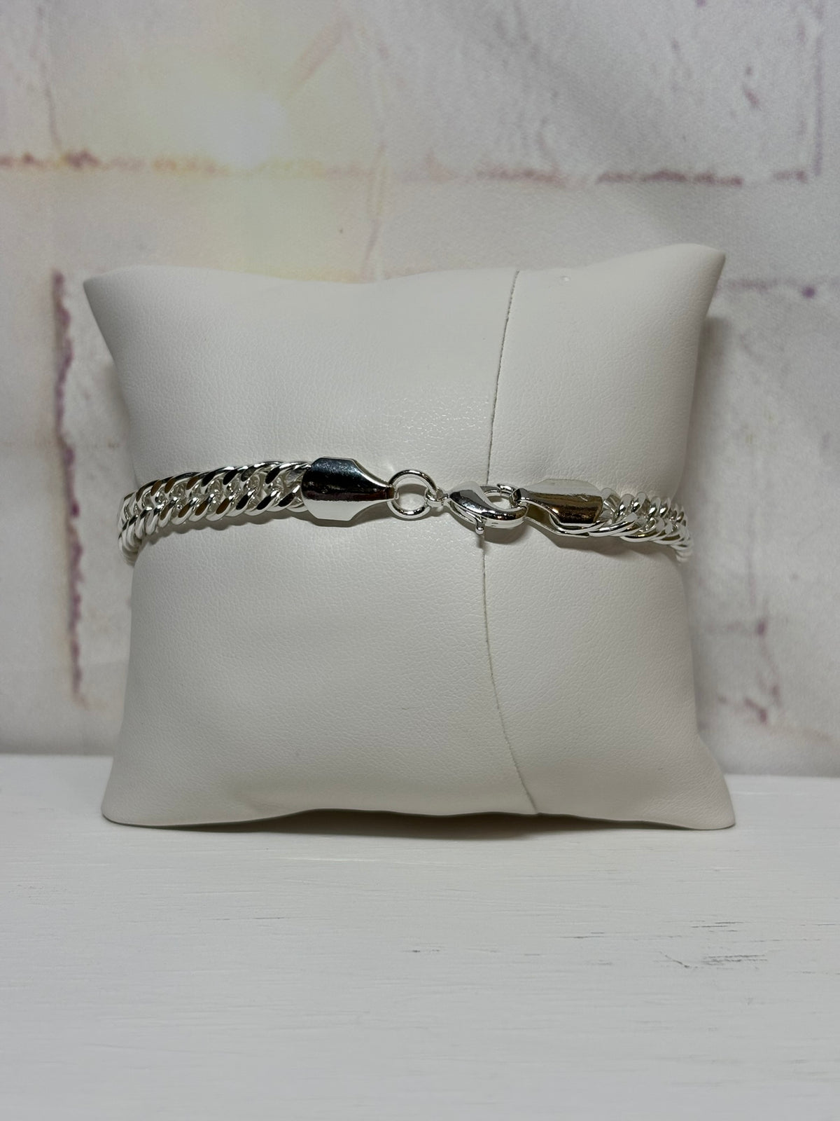 Silver Curb Chain Bracelet