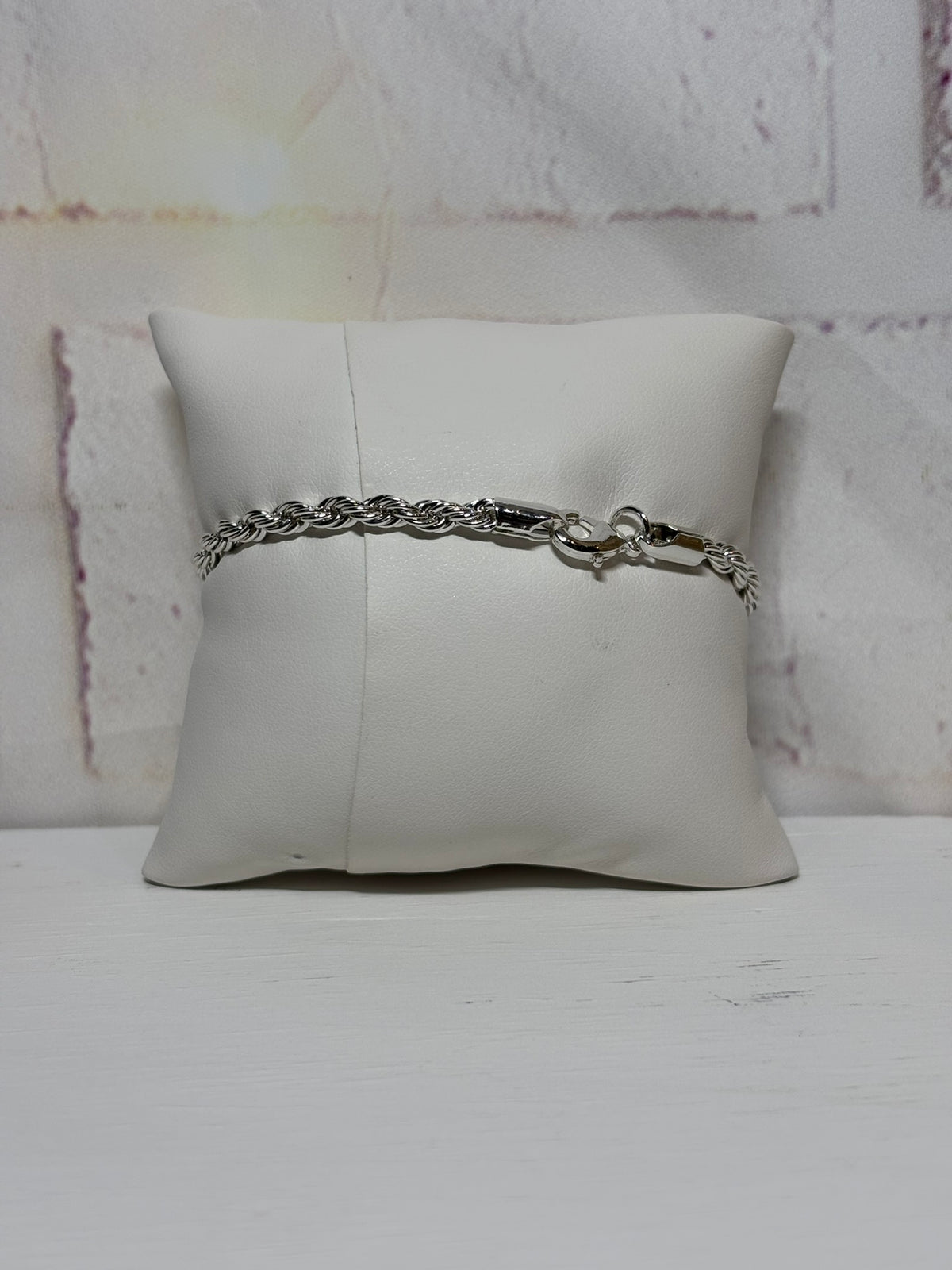 Silver Rope Bracelet