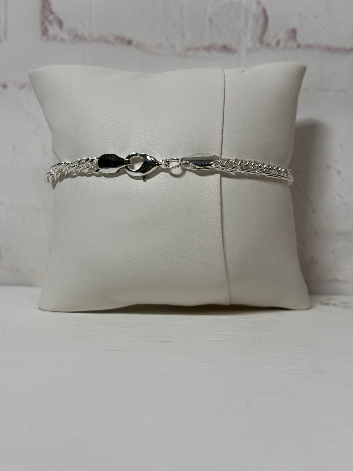 Silver Curb Link Bracelet