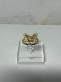 Butterfly Diamond Cut Ring