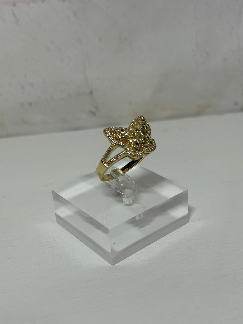 Butterfly Diamond Cut Ring