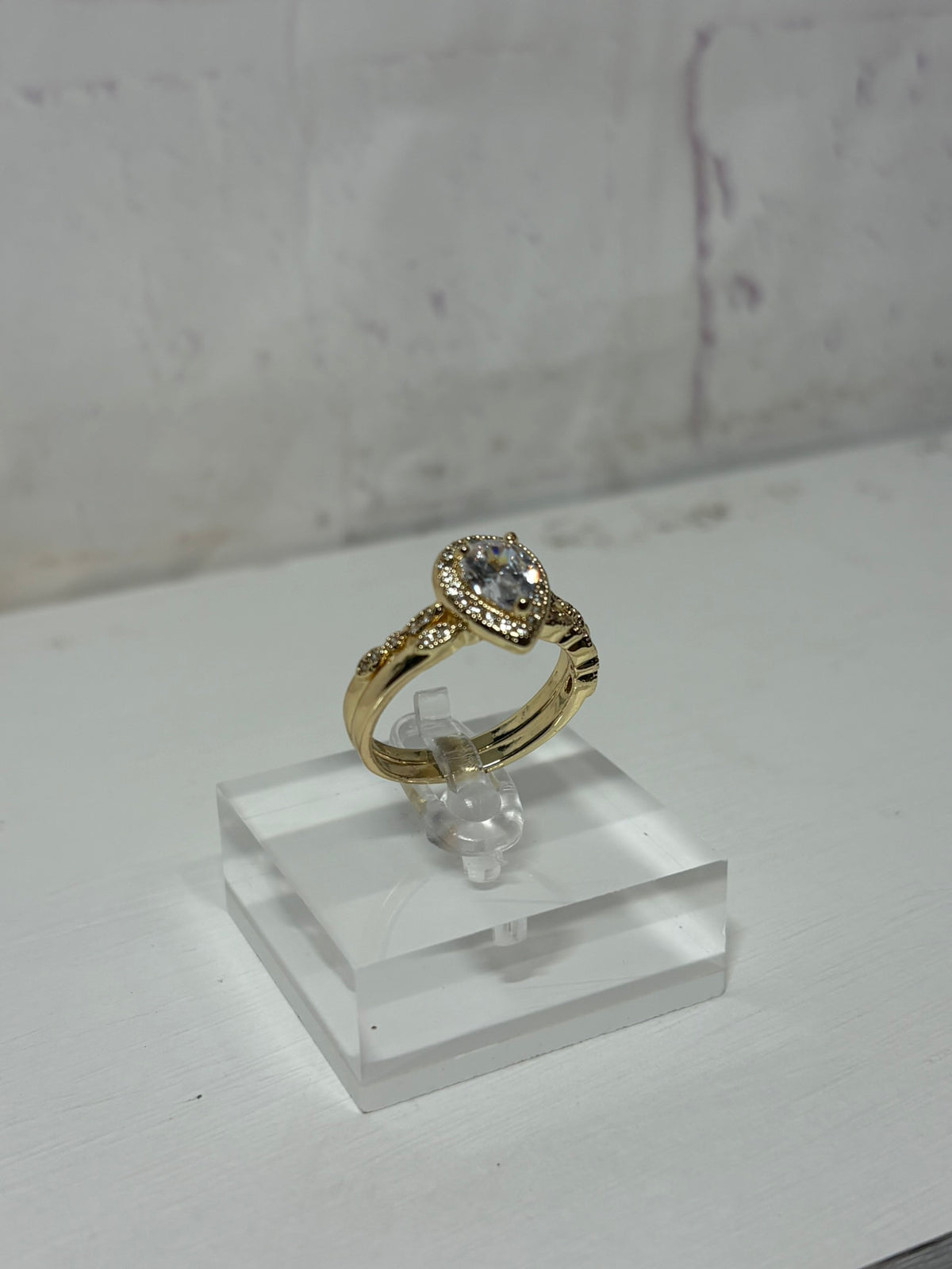 Teardrop Double Ring