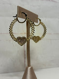 Pink Heart Rolly Hoops