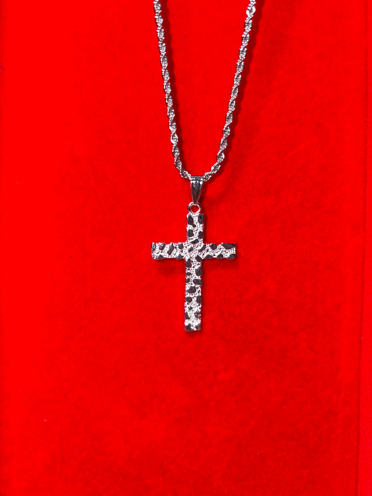 Silver Nugget Necklace