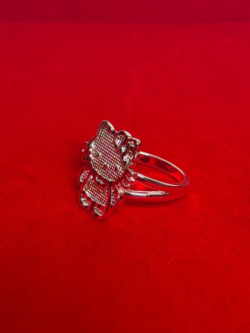 Silver HK full body ring