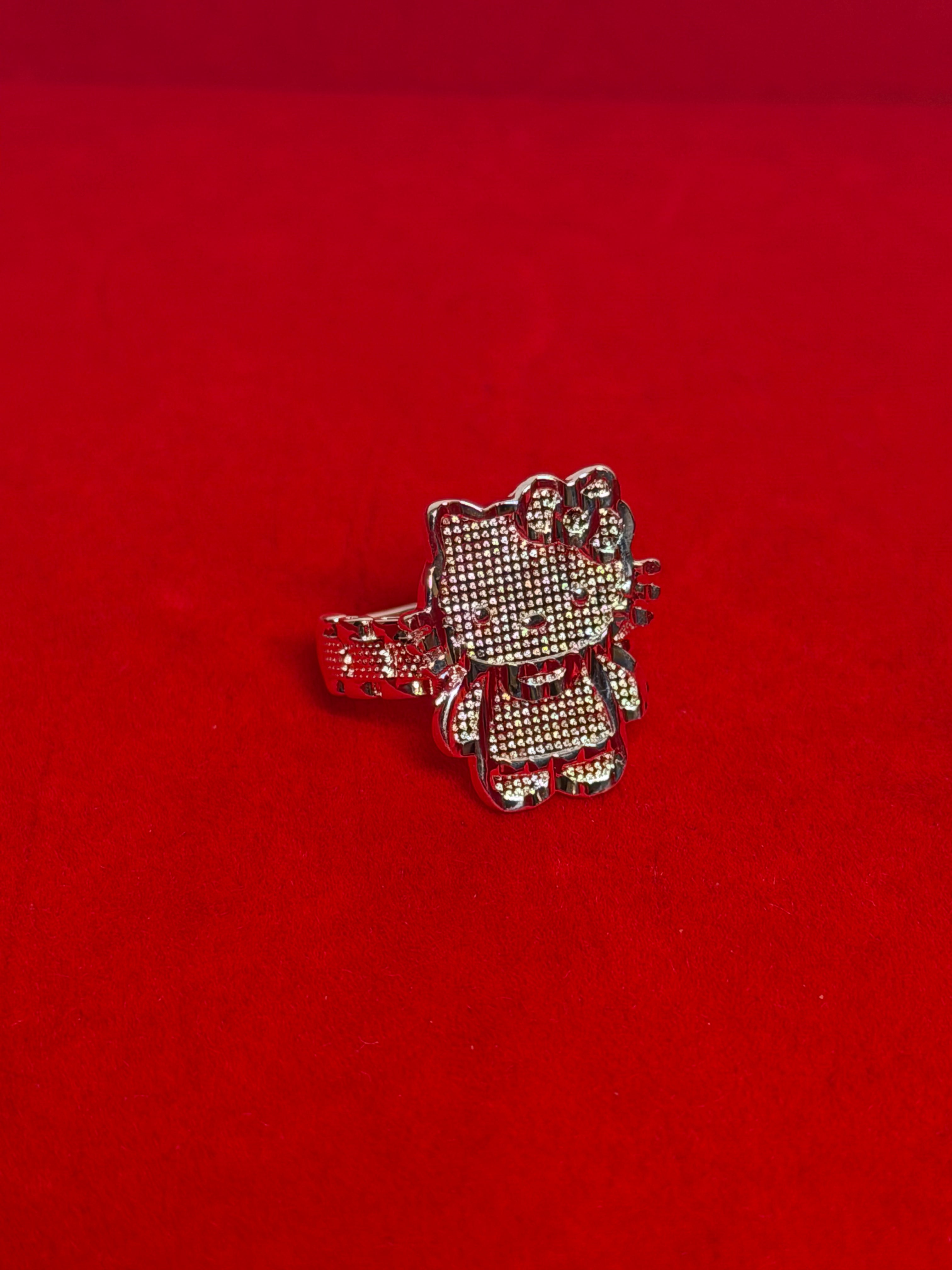 Silver HK rolex full body ring