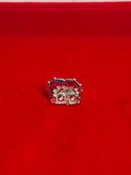 Silver Rolly Betty Face Ring