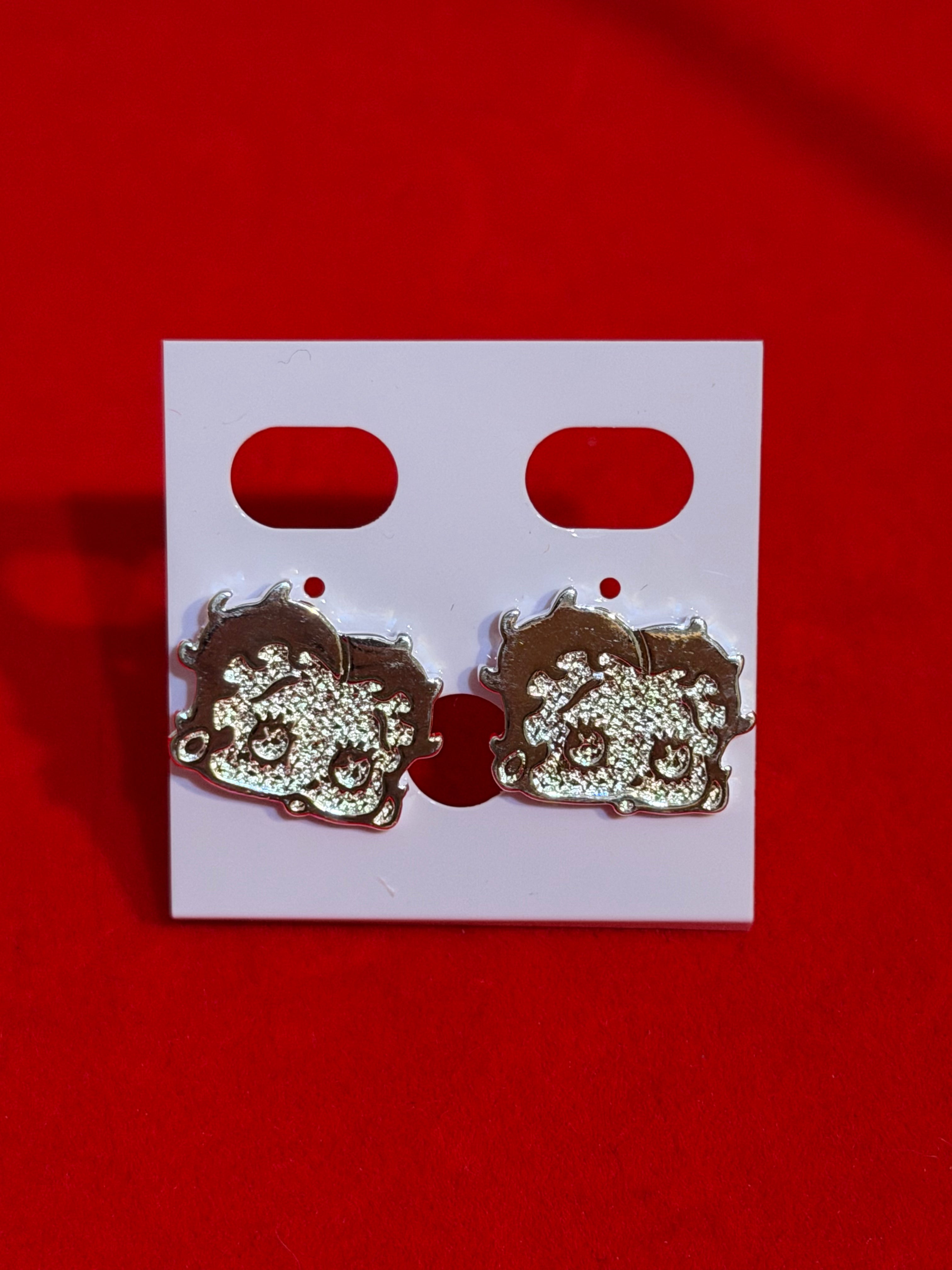 Silver Betty Earrings