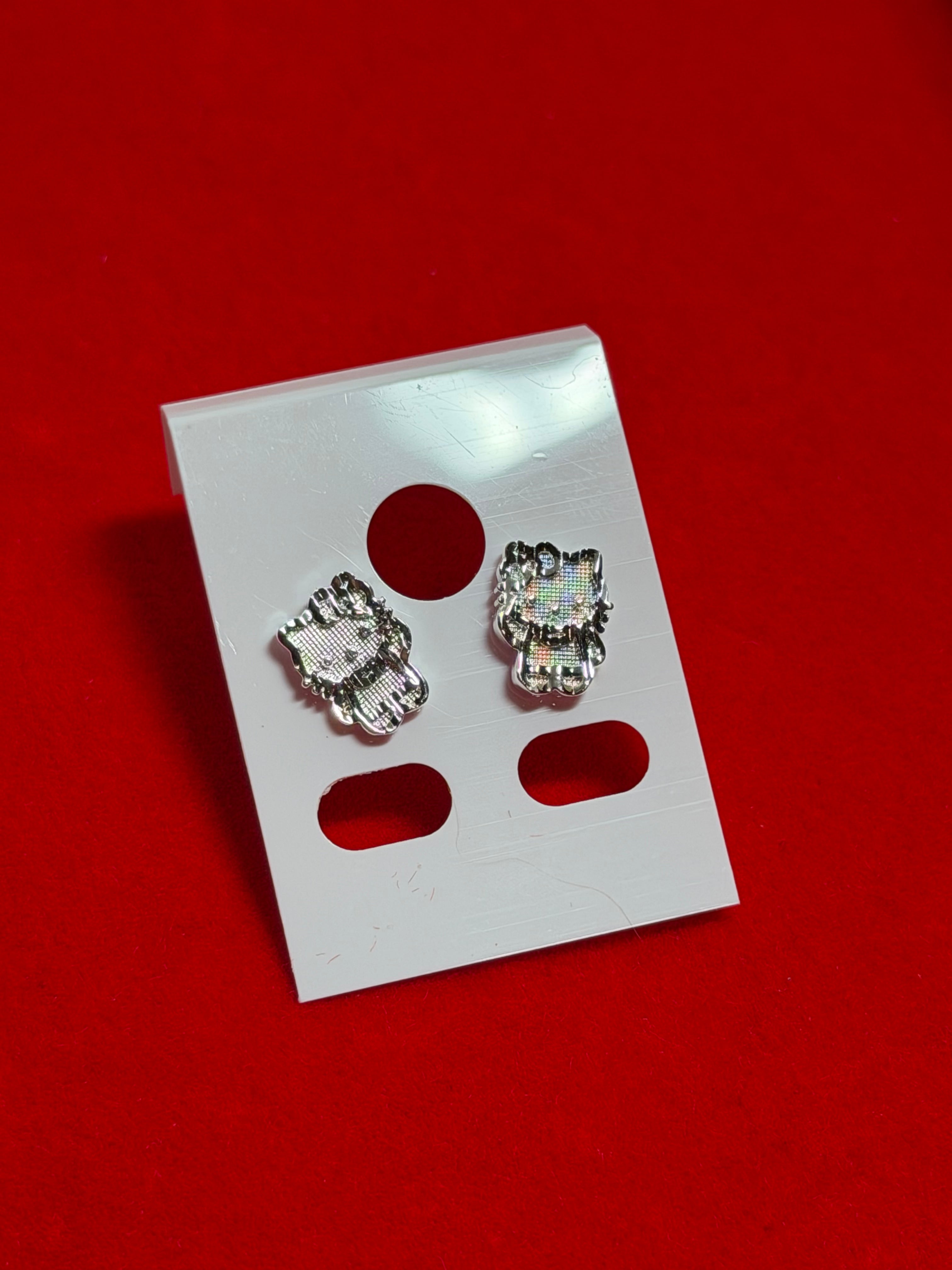 Silver Mini HK Studs