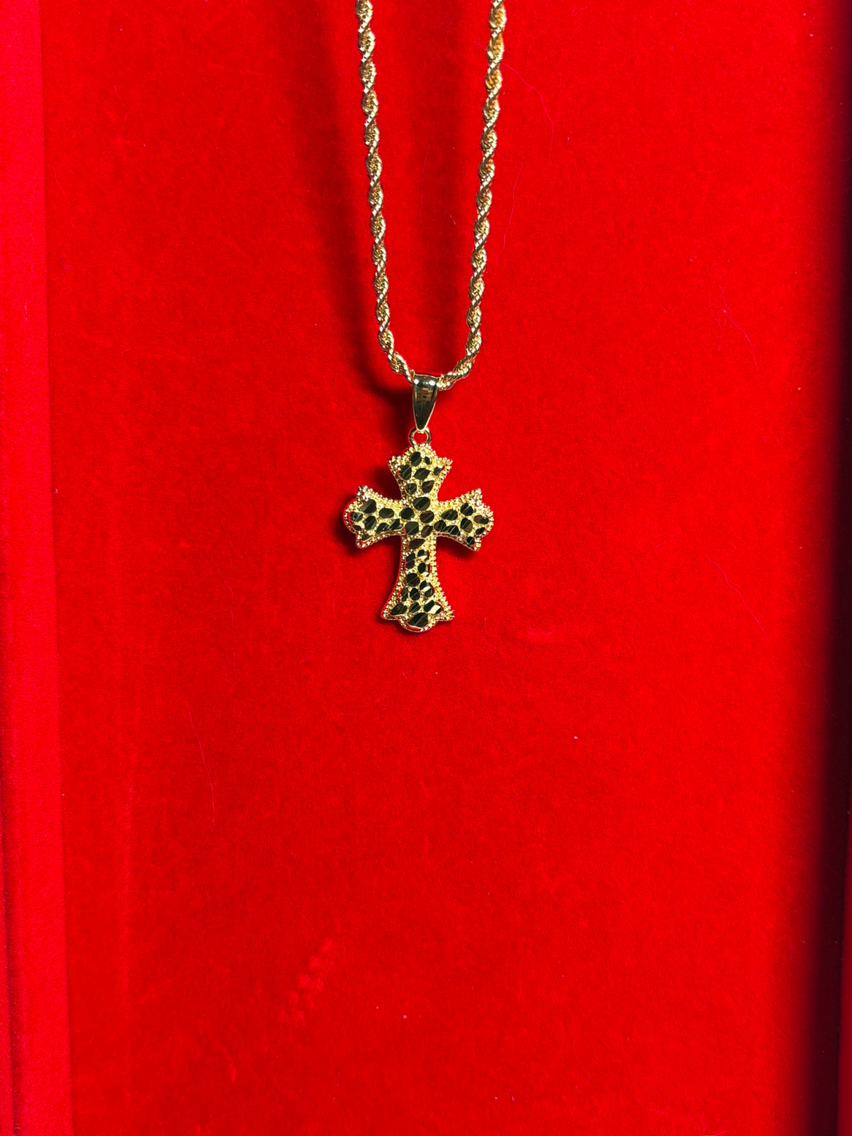 Eternal Cut Cross Necklace