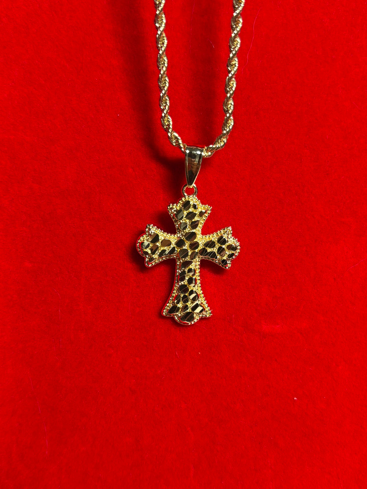 Eternal Cut Cross Necklace
