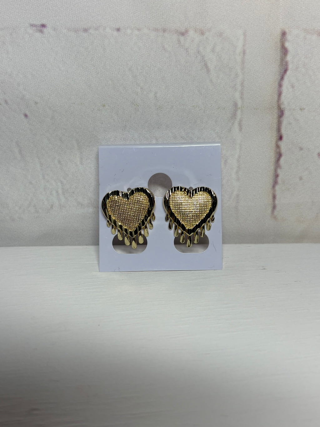 Heart Drip Earrings