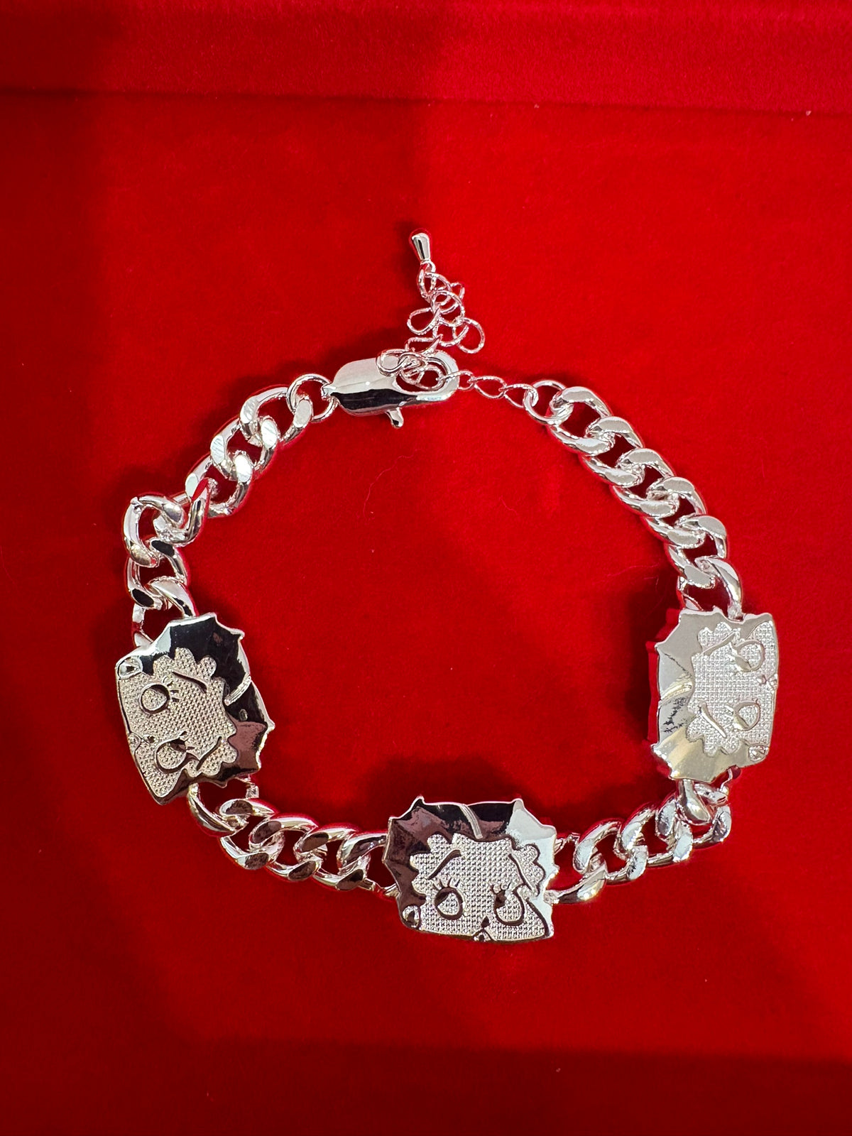 Silver Betty Boop Bracelet