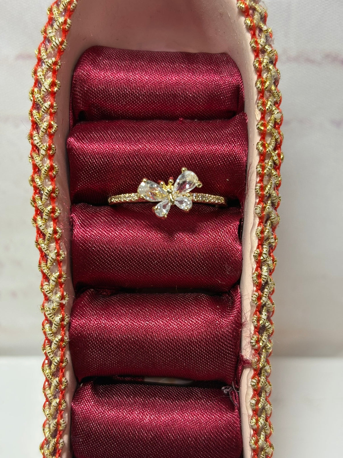 Danity Crystal Butterfly Ring