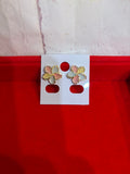 Tri-Color Earrings