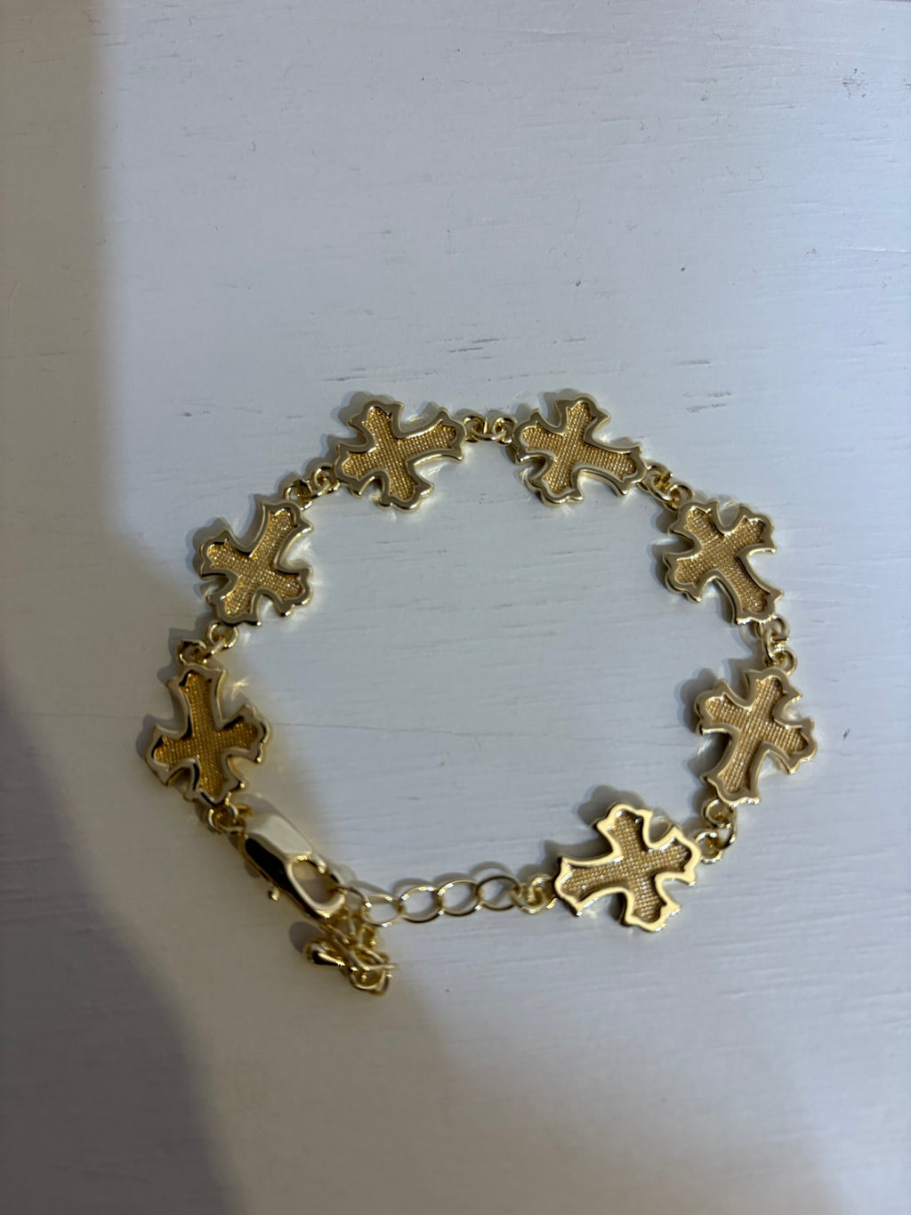 Stack Cross Bracelet